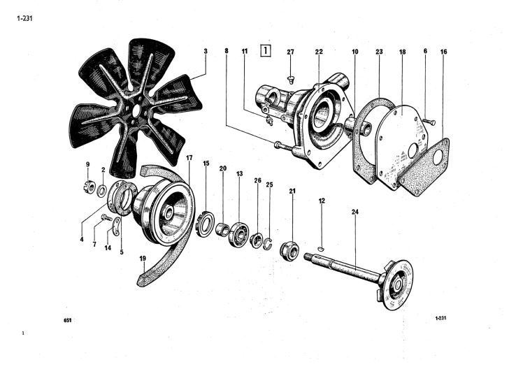 WATERPOMP + VENTILATEUR